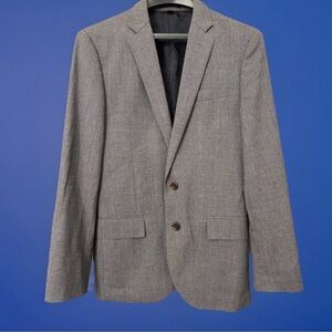 J.Crew Ludlow Blazer Mens 36S Gray Tollegno 1900 Italian Wool Preppy Office